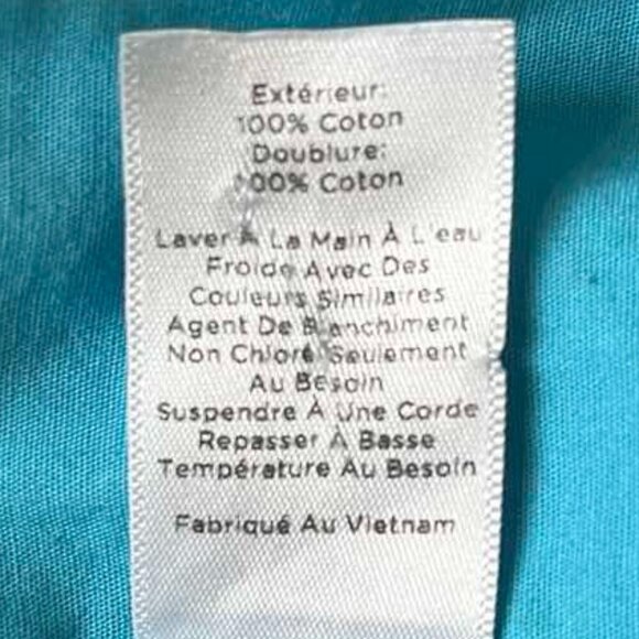 Talbots Blue Embroidered Sunflower Sheath Dress - Picture 10 of 11